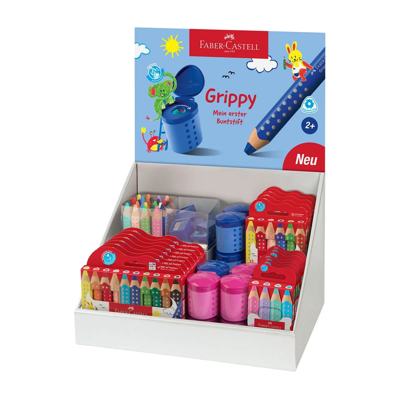 Faber-Castell Grippy display, desktop