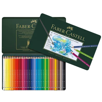 Faber-Castell Watercolour Pencils Albrecht Durer, 36 colors, in metal tin