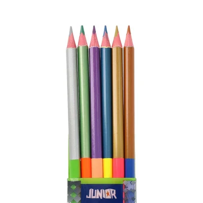 Цветни моливи Junior Ultra Special, двойни, 12 цвята