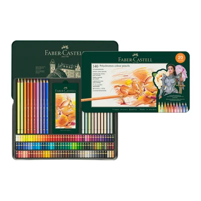 FABER-CASTELL S POLYCHROMOS COLOURED PENCILS 140 COLOURS