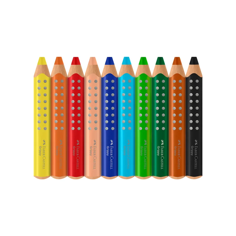 Faber-Castell Молив Grippy, 10 цвята