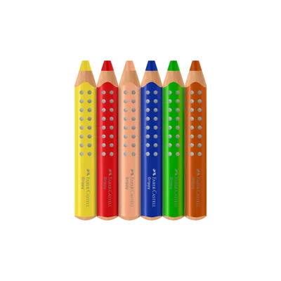 Faber-Castell Молив Grippy, 6 цвята