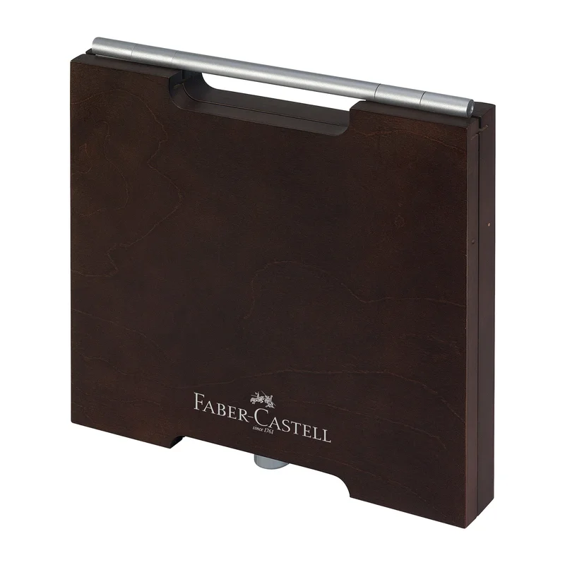 Faber-Castell Pencil Set Pitt Monochrome, 85 pcs, in wooden box