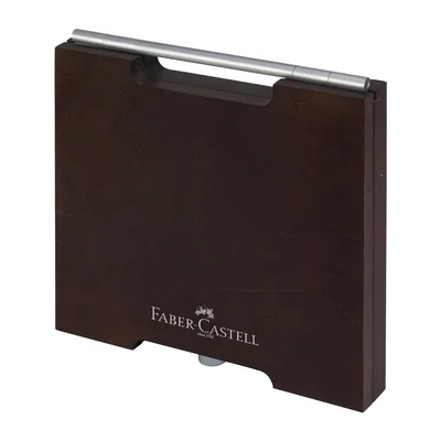 Faber-Castell Pencil Set Pitt Monochrome, 85 pcs, in wooden box