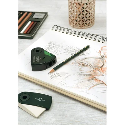 Faber-Castell Pencil Set Pitt Monochrome, 85 pcs, in wooden box