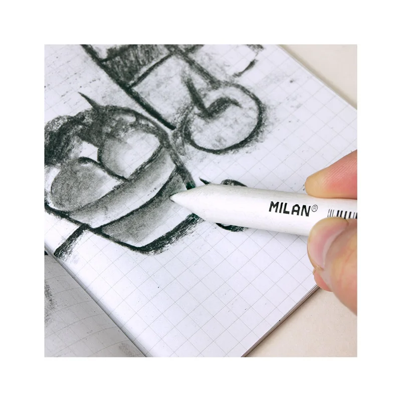Milan Paper Pencil, with tortillon, diameter 12.5 mm, 12 pcs