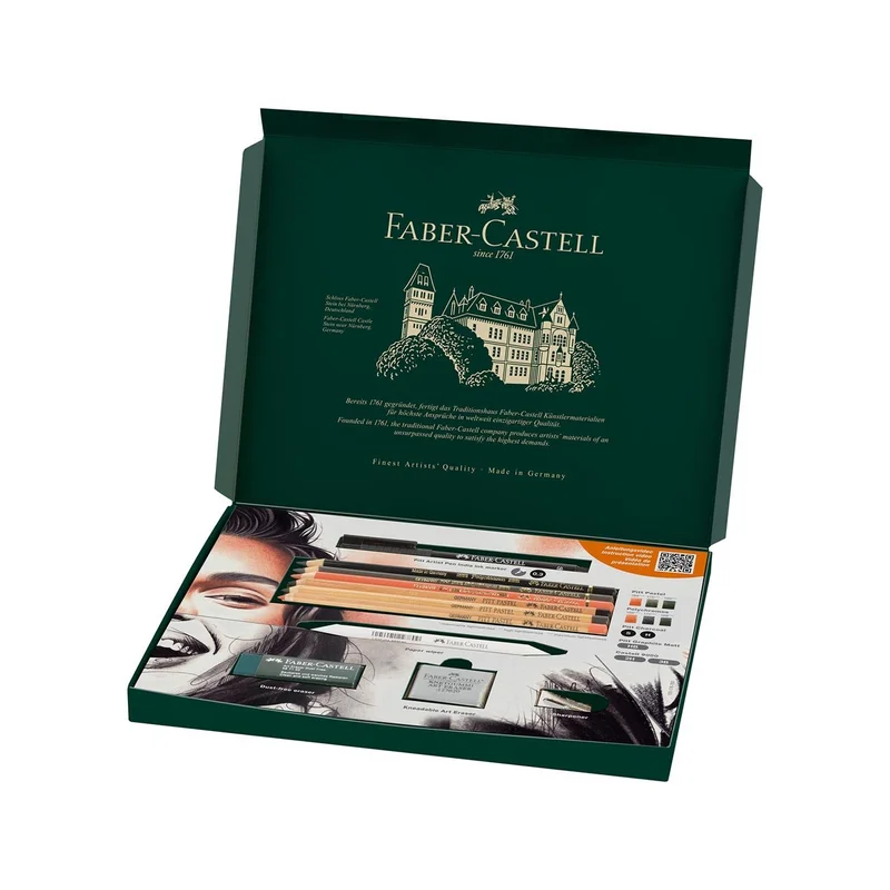 Set Faber-Castell Monochrome Discovery, 17 pcs
