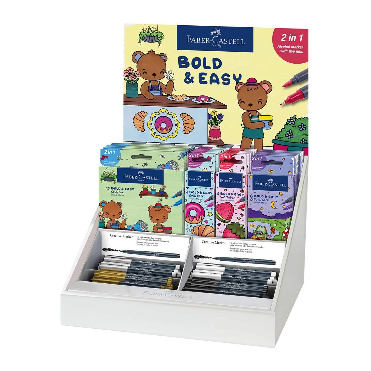 Faber-Castell Goldfaber Sketch Marker, Bold Easy, display