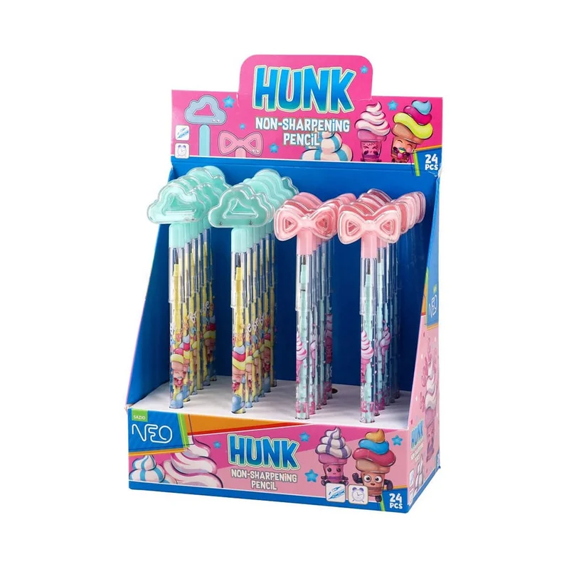 Sazio Hunk Pencil, Sweet, no sharpening required, assorted, 1 pc