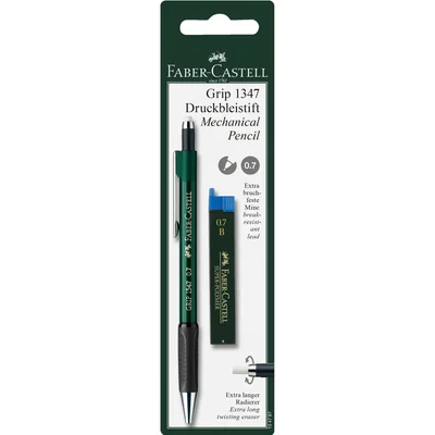 Faber-Castell Mechanical Pencil Grip, 0.7 mm, with 12 leads included
