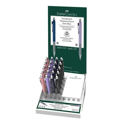 Faber-Castell Mechanical Pencil Apollo, 0.5 mm, 20 pcs in display