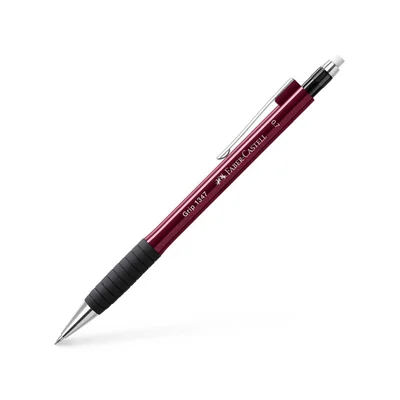 Faber-Castell Mechanical Pencil Grip 1347, 0.7 mm, Burgundy