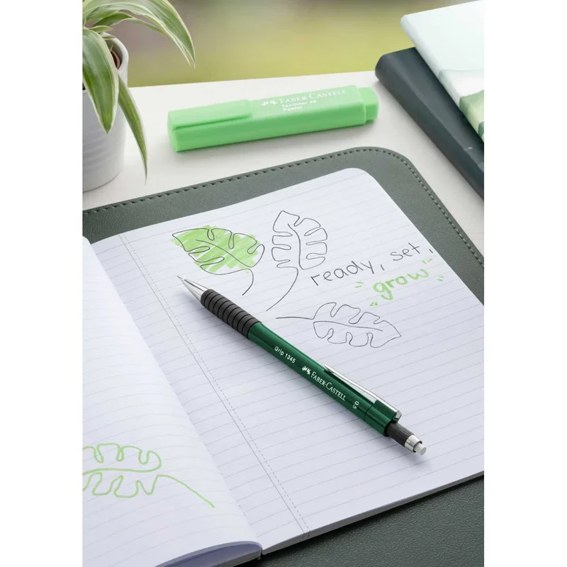 Faber-Castell Mechanical Pencil Grip 1347, 0.7 mm, green