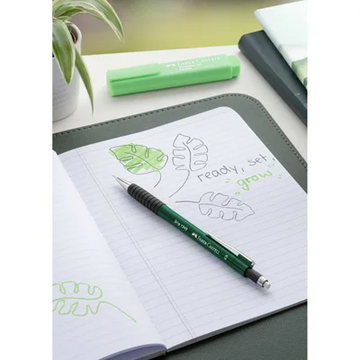 Faber-Castell Mechanical Pencil Grip 1347, 0.7 mm, green
