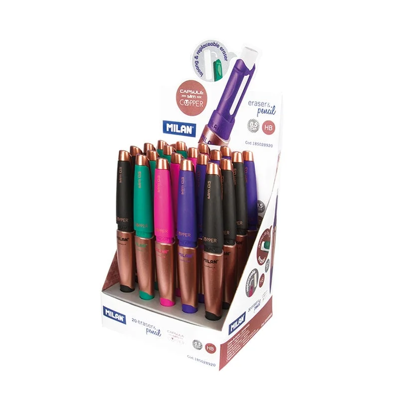 Milan Mechanical pencil Copper Slim, 0.5 mm, assorted colors
