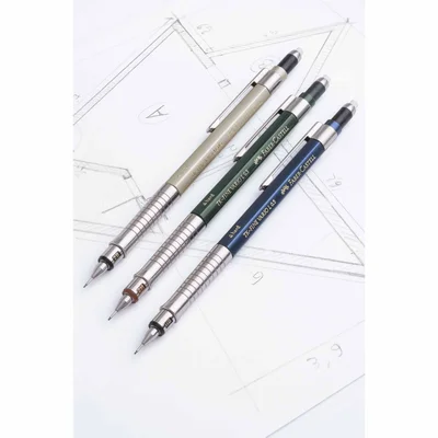 Faber-Castell Mechanical Pencil TK-Fine Vario L, 0.35 mm, Indigo Colour