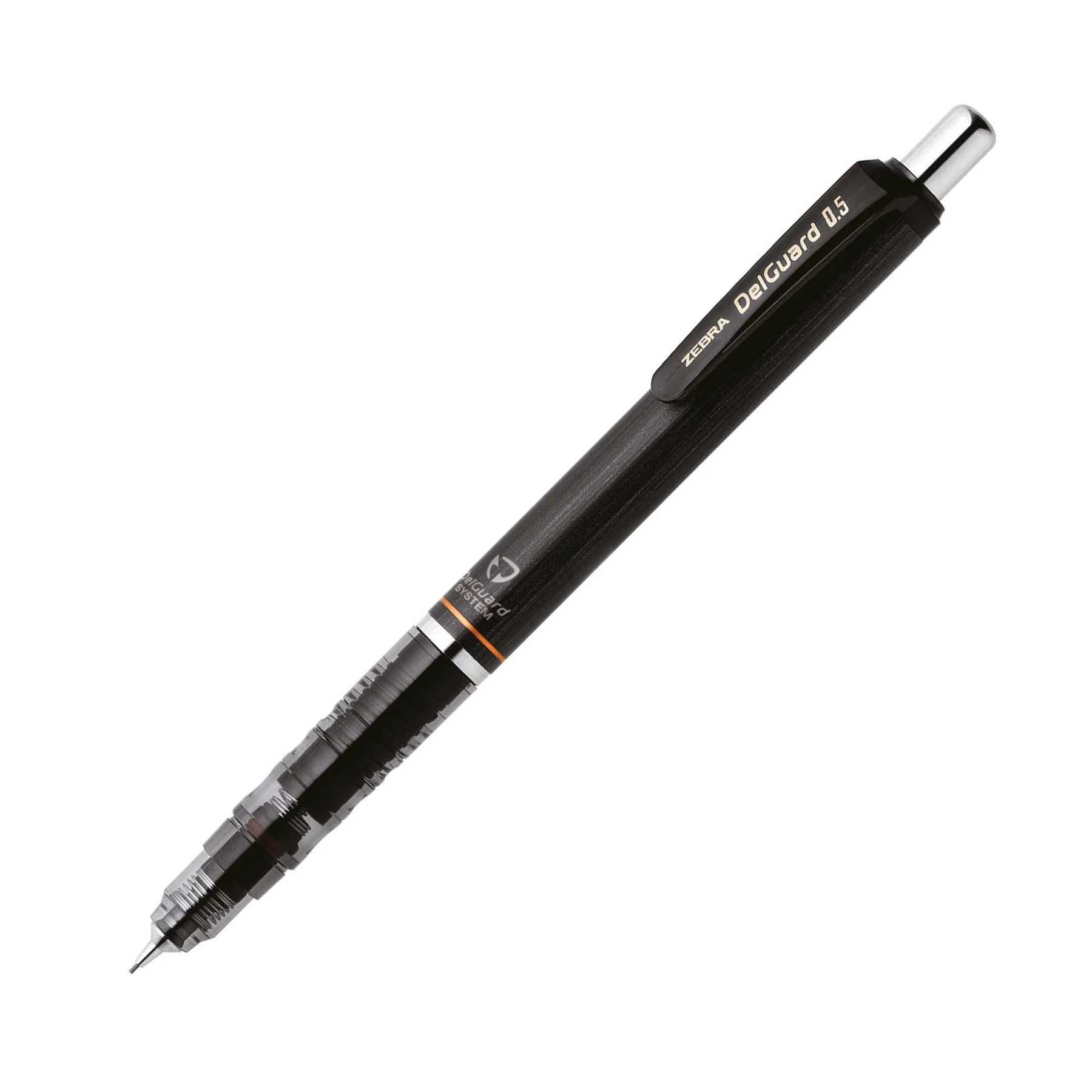 Zebra Mechanical Pencil DelGuard, 0.5 mm, black