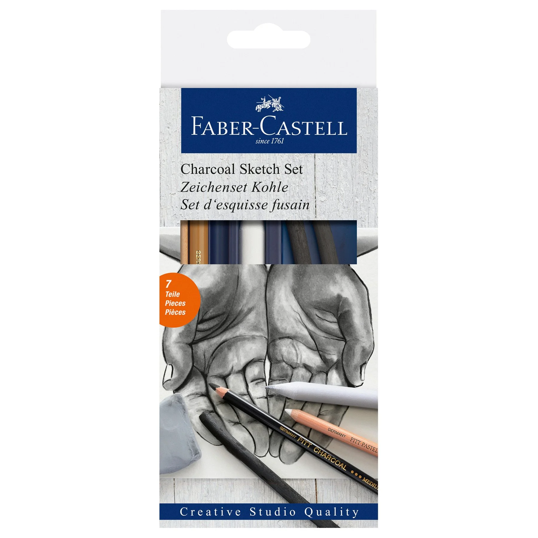 Faber-Castell Creative Studio charcoals, set, 7 pcs