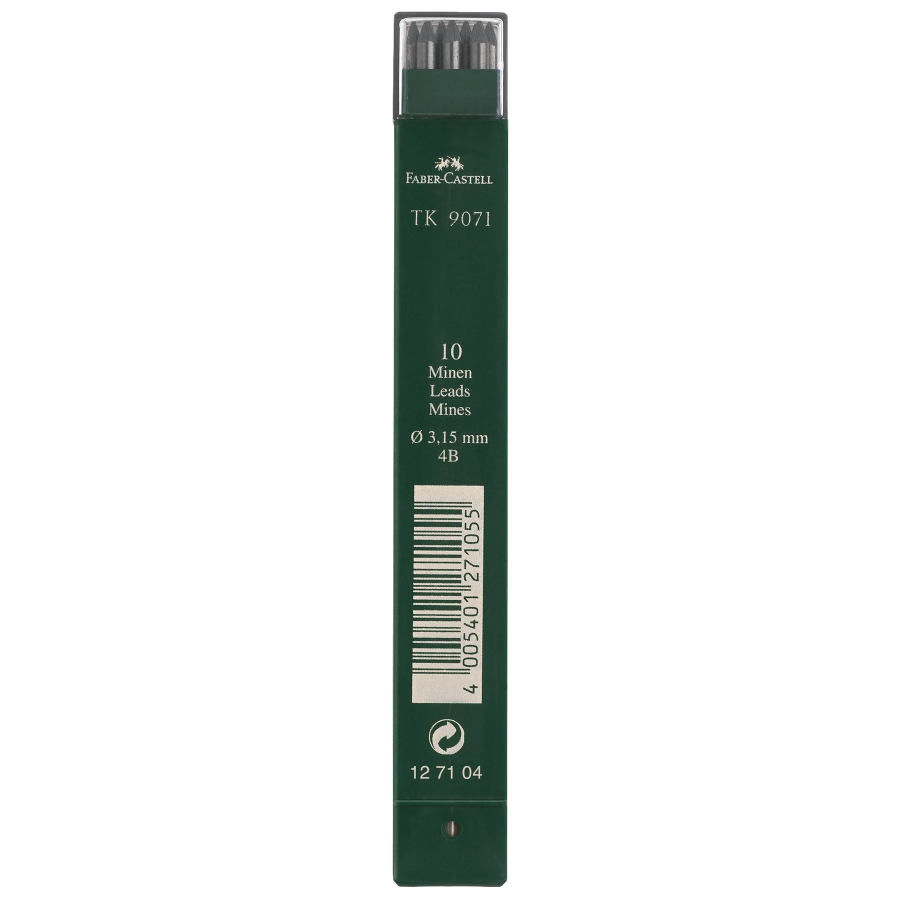Faber-Castell Leads for clutch pencil TK 9071, 3.15 mm, 4B, 10 pieces