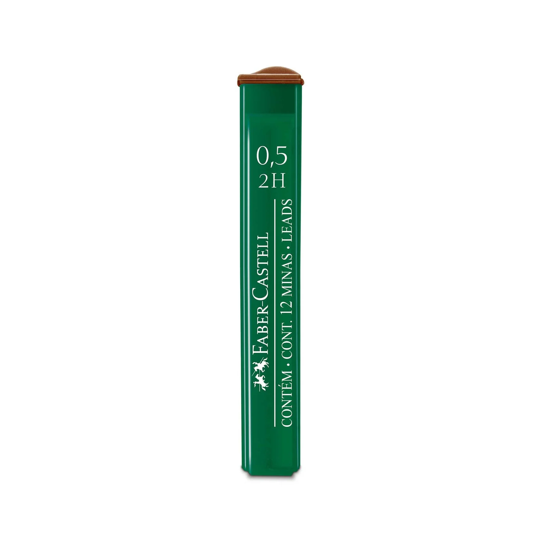Faber-Castell Mini Leads 9125, 0.5 mm, 2H, 12 pcs
