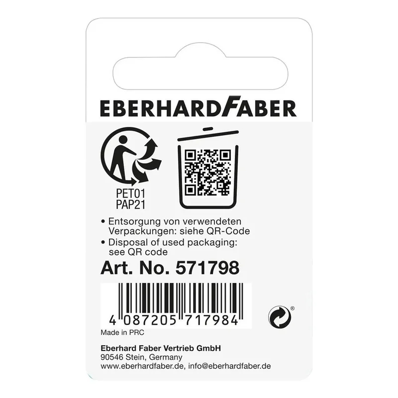 Eberhard Faber Mini leads, for compass, 2 mm, 2x4 pieces