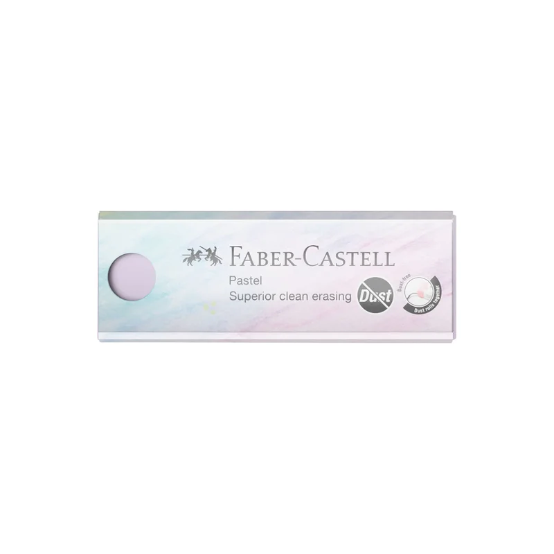 Faber-Castell Eraser Dust Free, pastel colours, assorted