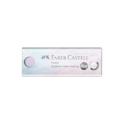 Faber-Castell Eraser Dust Free, pastel colours, assorted