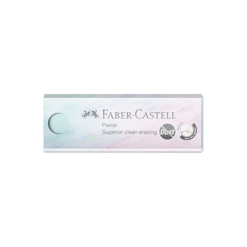 Faber-Castell Eraser Dust Free, pastel colours, assorted