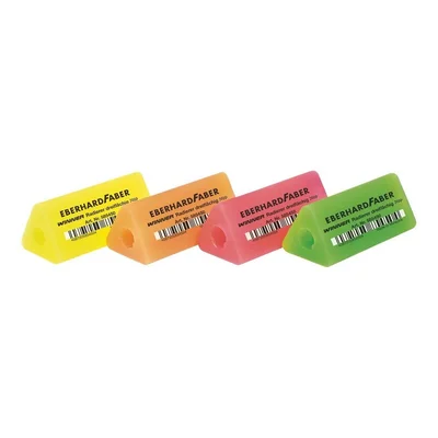 Eberhard Faber Pencil eraser Winner, holder, neon, assorted