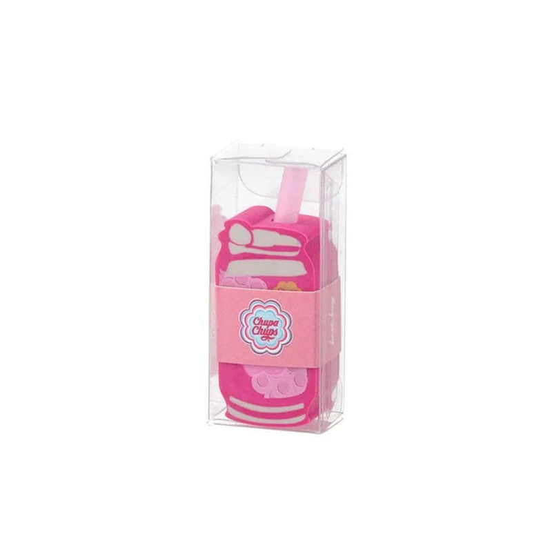 Гума за молив Best Buy Formina, кенче със сламка Chupa Chups, асорти