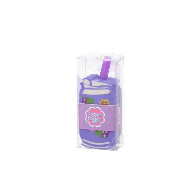 Гума за молив Best Buy Formina, кенче със сламка Chupa Chups, асорти