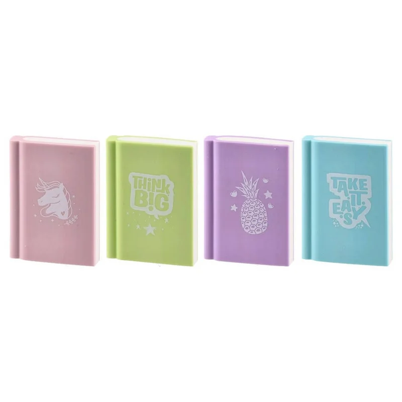 Junior Libri Pencil Eraser, book, assorted