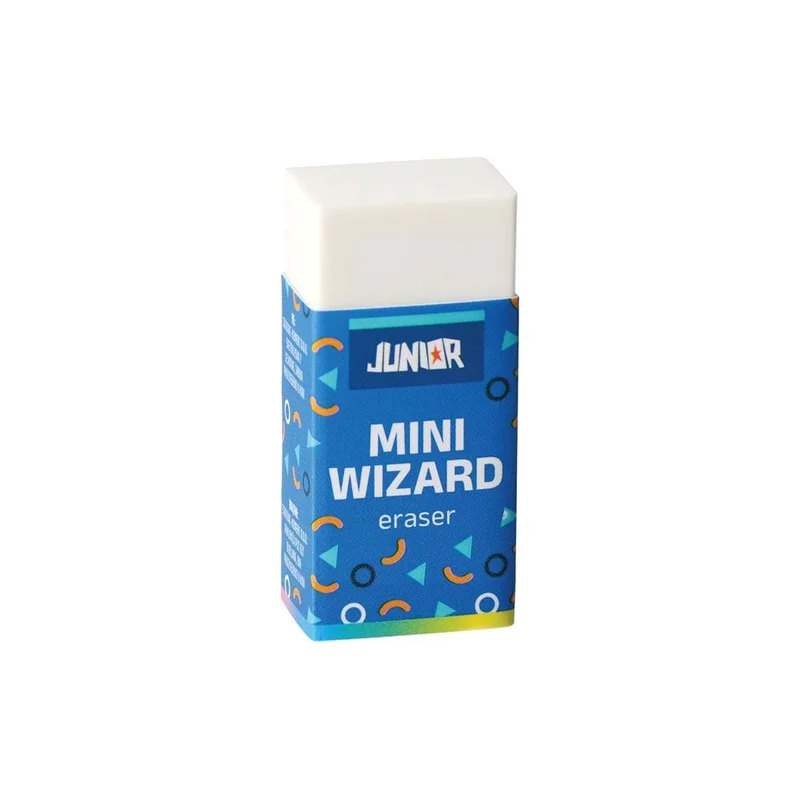Junior Mini Wizzard Pencil Eraser, small, assorted