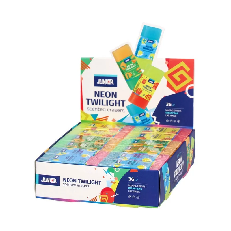 Junior Twilight Pencil Eraser, scented, assorted