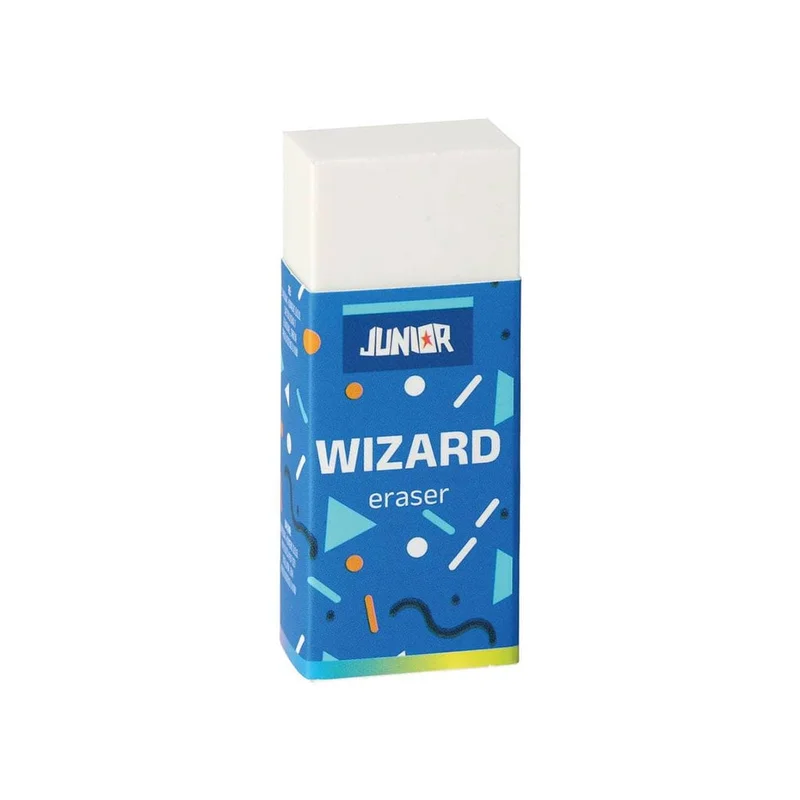 Гума за молив Junior Wizzard, голяма, асорти