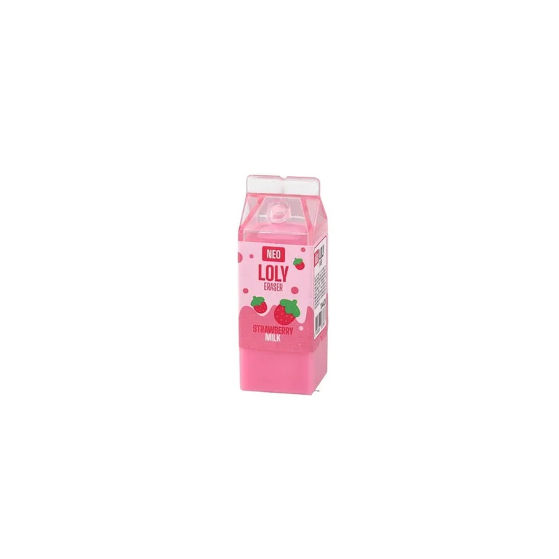 Sazio Loly Pencil Eraser, milk, with cap, assorted, 1 pc