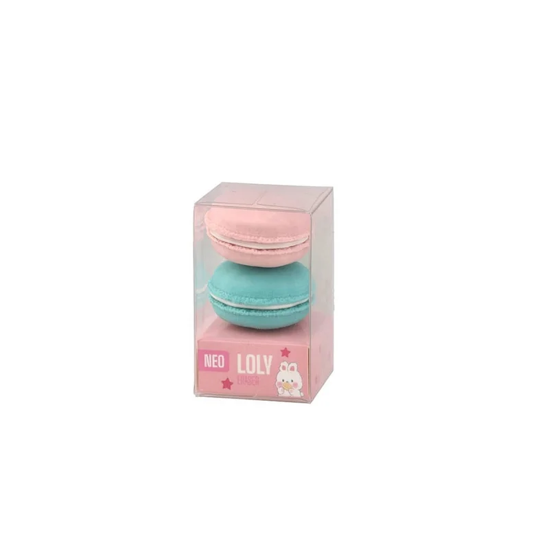 Sazio Loly Pencil Eraser, French macarons, 2 pcs, assorted, 1 pc