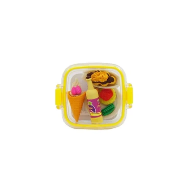 Sazio Pixi Box Pencil Erasers, food, in box, assorted, 1 pc