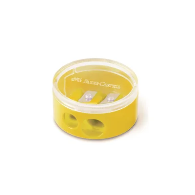Faber-Castell Sharpener, Double, Plastic, with Container