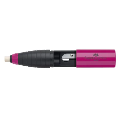 Faber-Castell Sharpener with eraser, colored