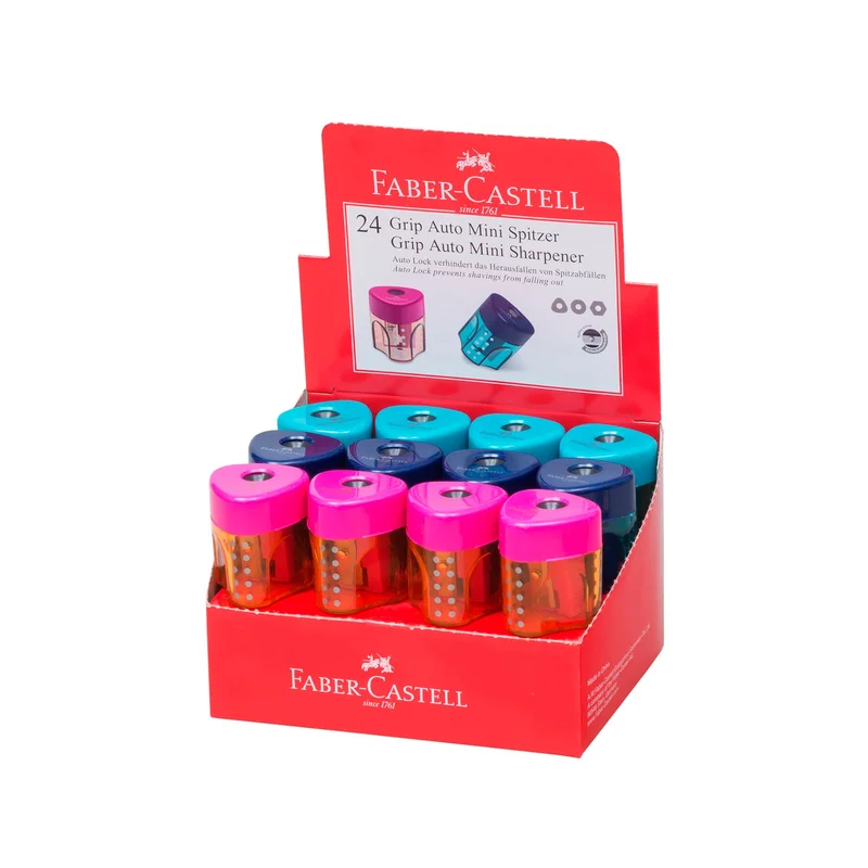 Faber-Castell Sharpener Trend Auto, single, mixed colors