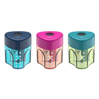 Faber-Castell Sharpener Trend Auto, single, mixed colors