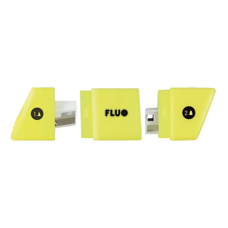Milan Sharpener Fluo, double, assorted colour