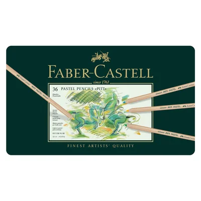 Faber-Castell Pitt Pastel Pencils, 36 colors