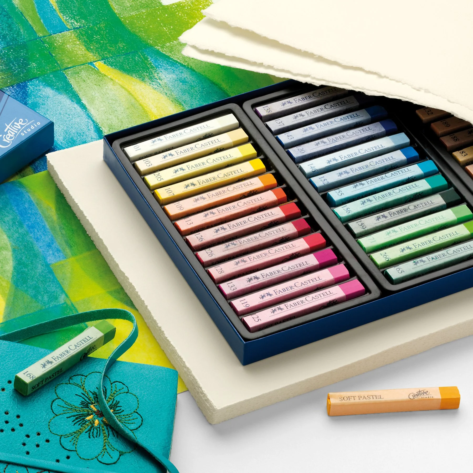Faber-Castell Pastels Goldfaber, soft, 36 colors