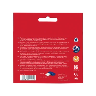 Faber-Castell Pastels Jumbo Grip, 12 colors