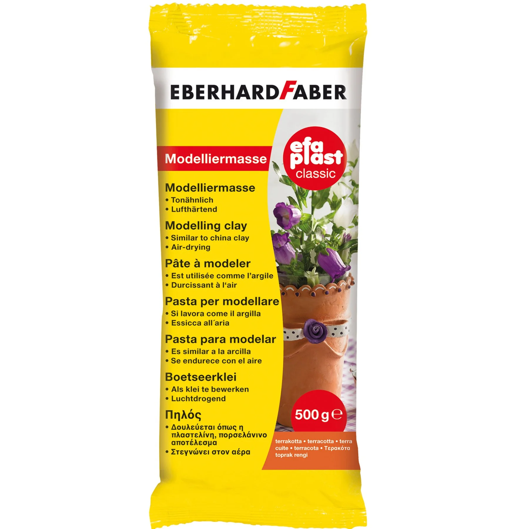 Eberhard Faber Modeling clay, 0.5 kg, brown