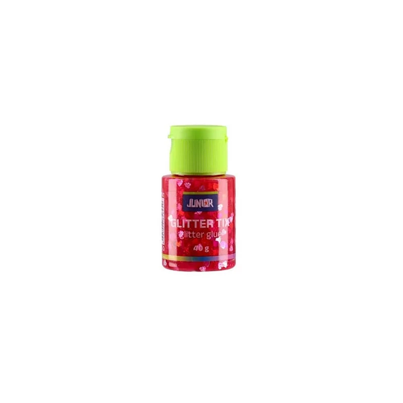 Junior Glitter Tix Liquid Glue, with glitter, 40 g, assorted, 1 pc