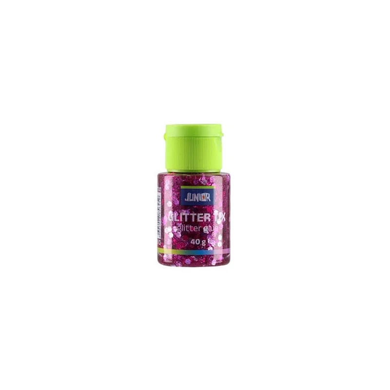 Junior Glitter Tix Liquid Glue, with glitter, 40 g, assorted, 1 pc