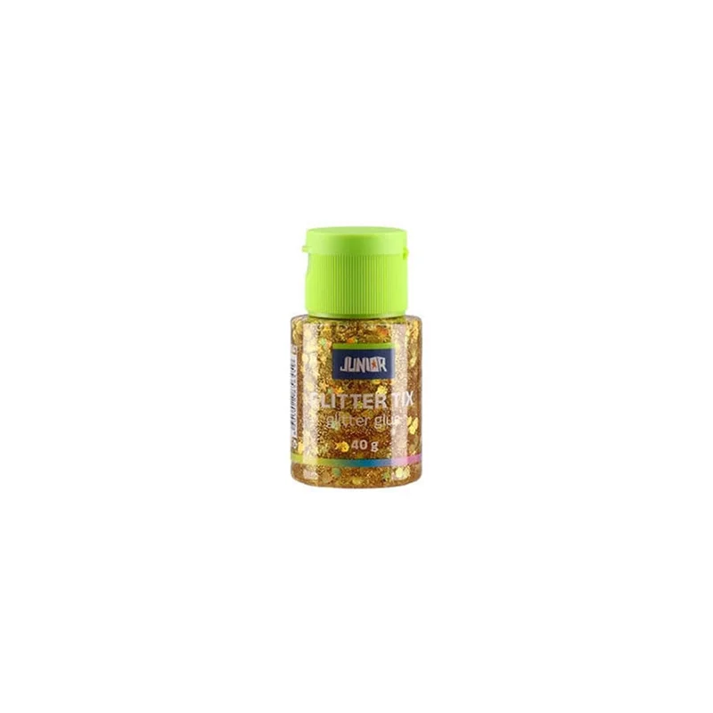 Junior Glitter Tix Liquid Glue, with glitter, 40 g, assorted, 1 pc